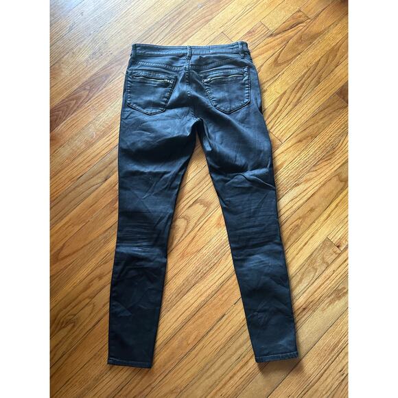 AX Armani Exchange Women’s Black Super Skinny Stretch Biker Jeans – Size 29 - Picture 3 of 8